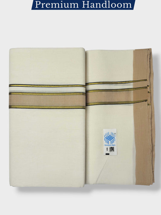 Kerala Premium Balaramapuram Handloom Dhoti/Mundu for Men