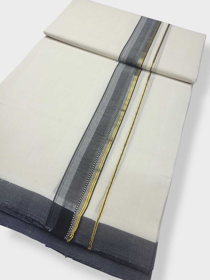 Kerala Premium Balaramapuram Handloom Dhoti/Mundu for Men