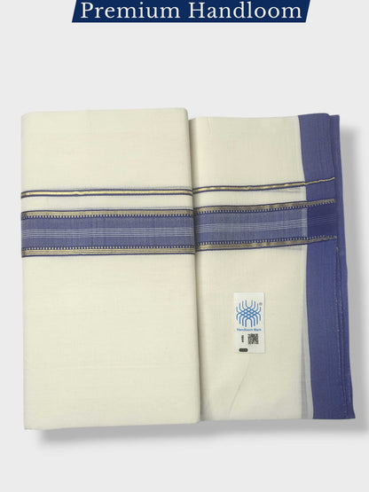 Kerala Premium Balaramapuram Handloom Dhoti/Mundu for Men