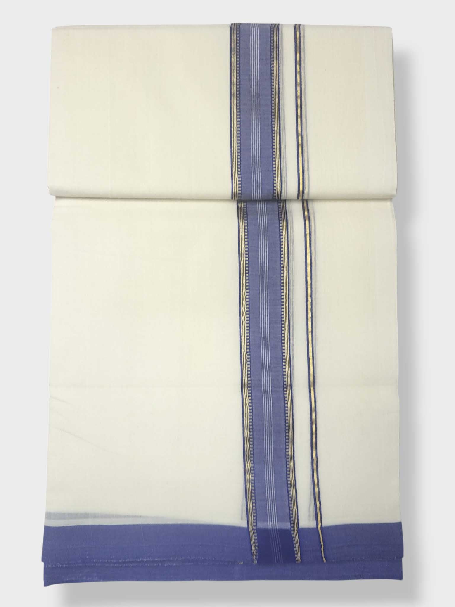 Kerala Premium Balaramapuram Handloom Dhoti/Mundu for Men