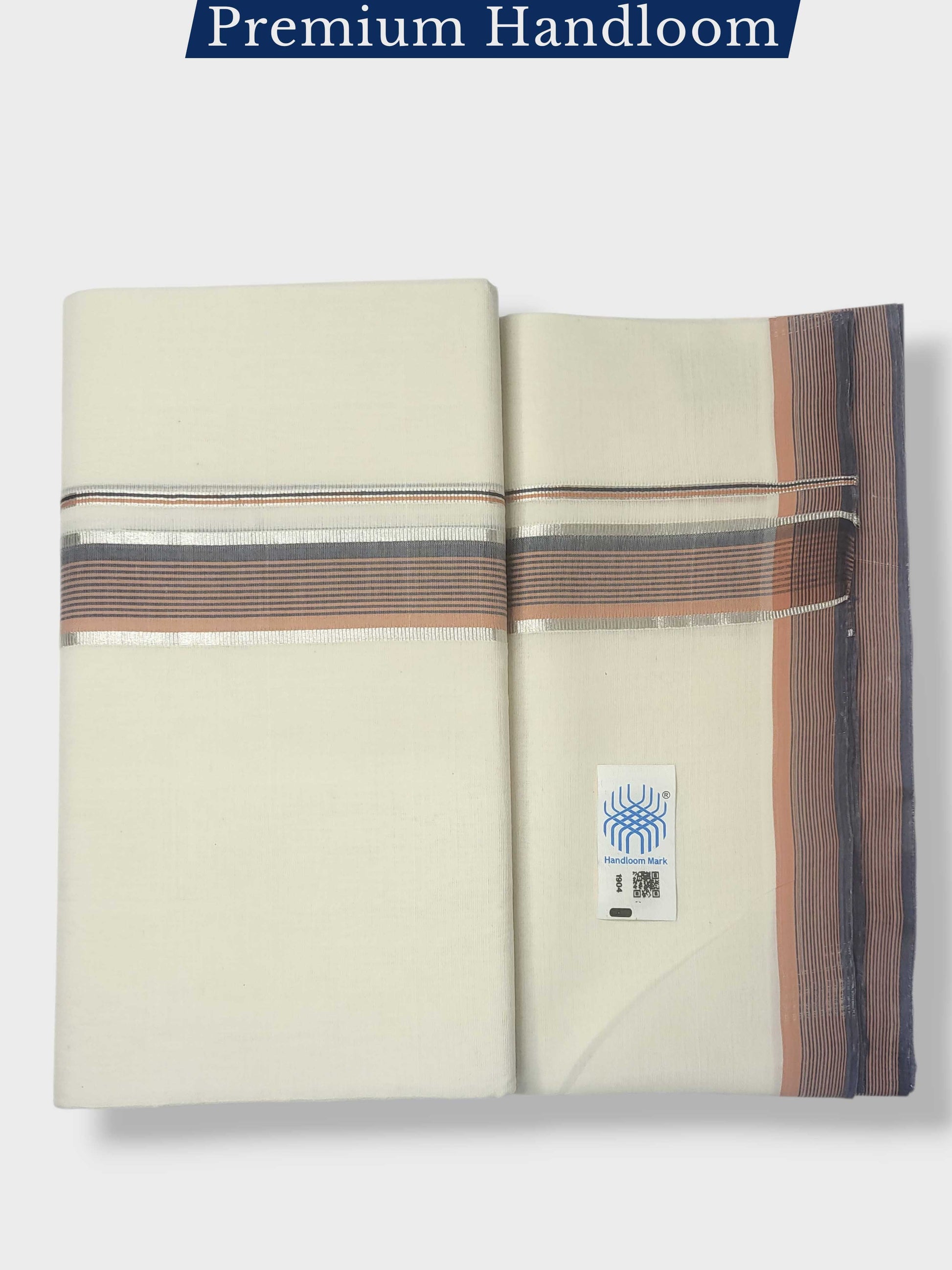 Kerala Premium Balaramapuram Handloom Dhoti/Mundu for Men