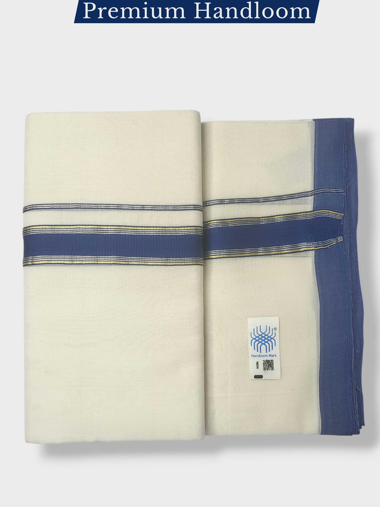 Kerala Premium Balaramapuram Handloom Dhoti/Mundu for Men