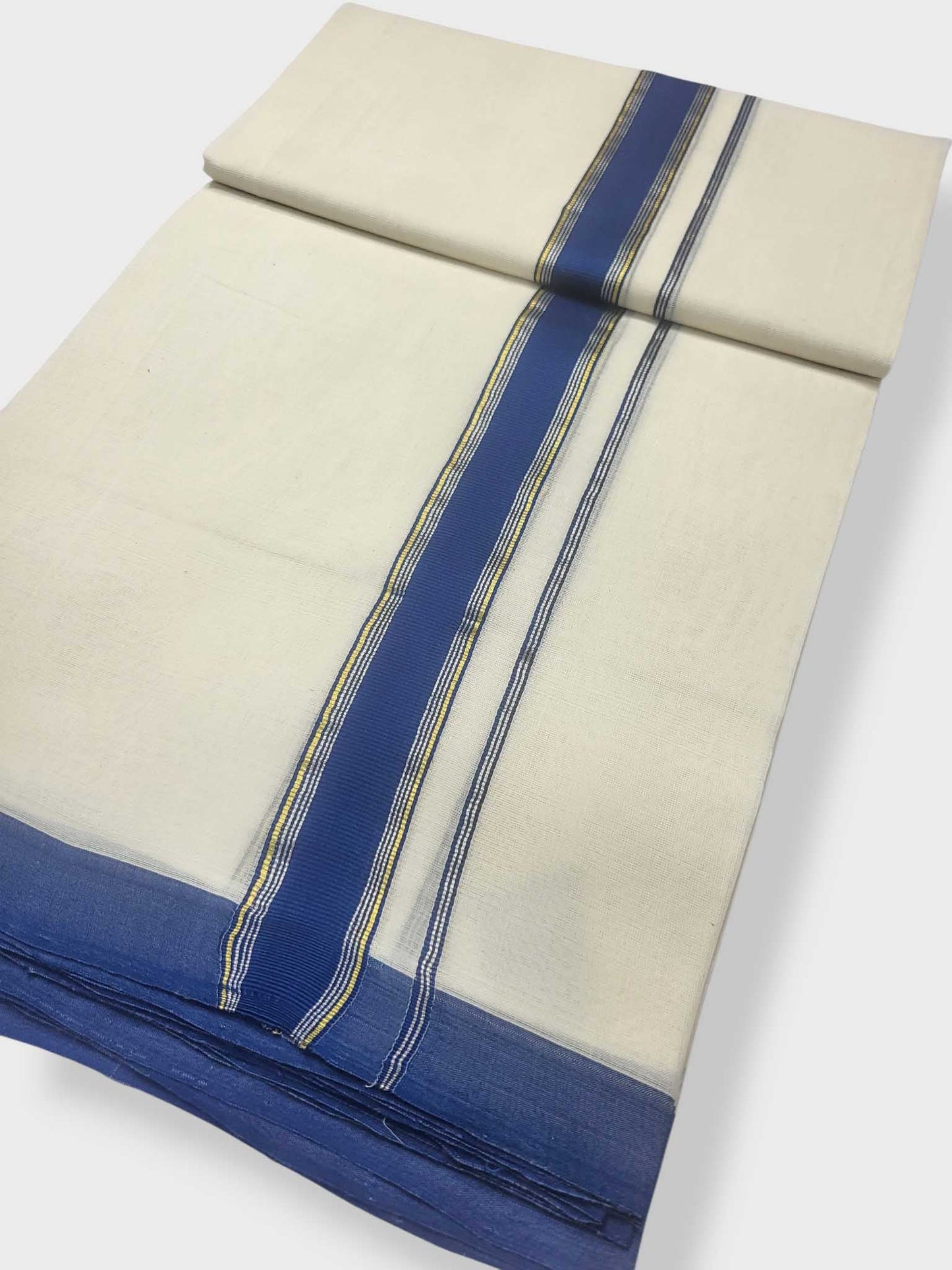 Kerala Premium Balaramapuram Handloom Dhoti/Mundu for Men