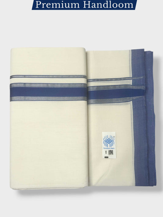 Kerala Premium Balaramapuram Handloom Dhoti/Mundu for Men