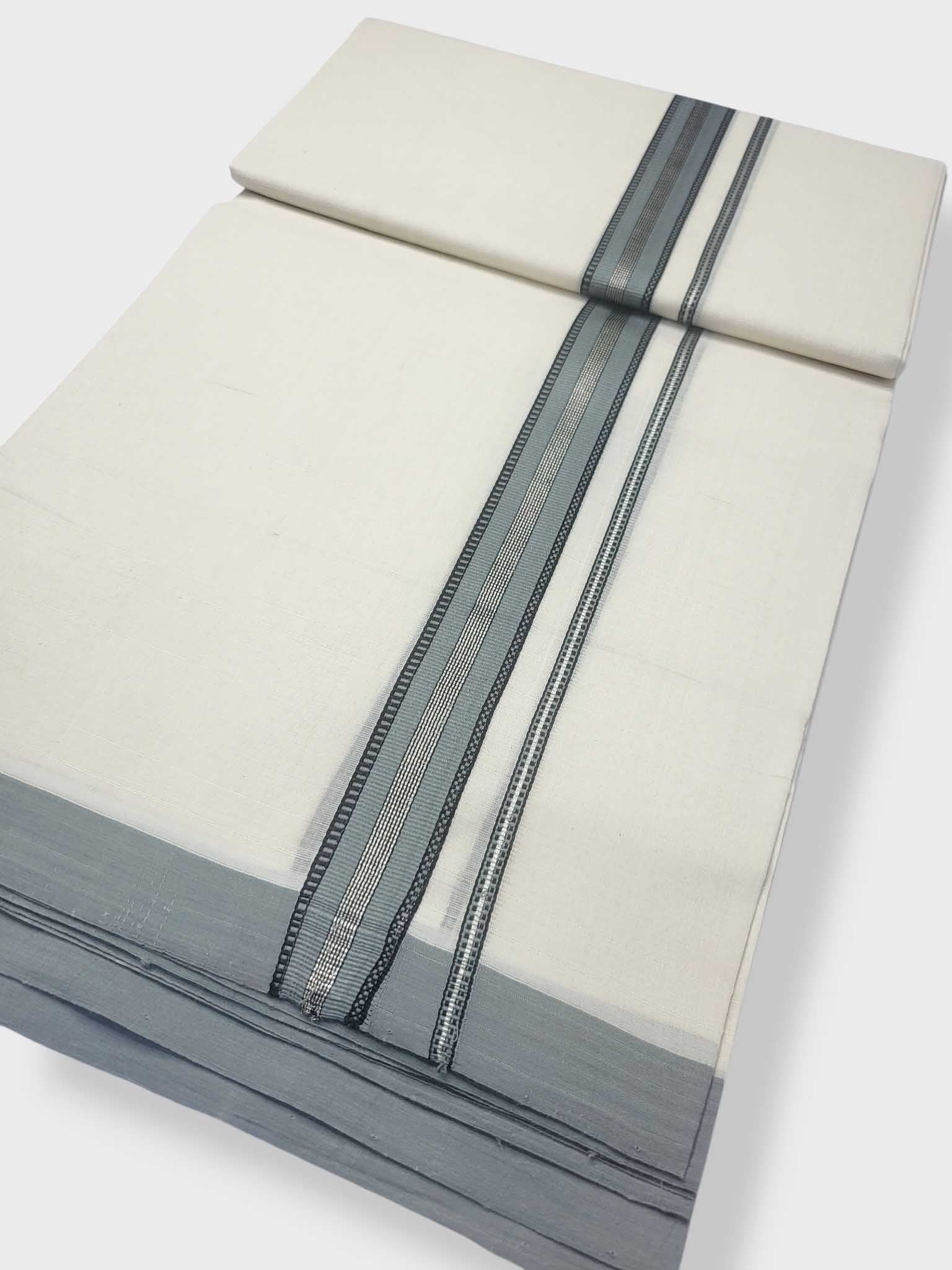 Kerala Premium Balaramapuram Handloom Dhoti/Mundu for Men