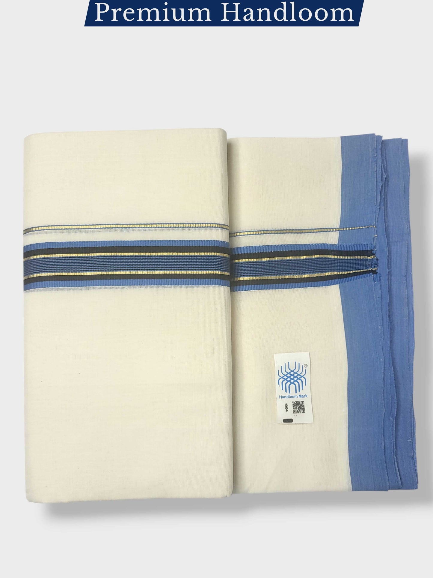 Kerala Premium Balaramapuram Handloom Dhoti/Mundu for Men