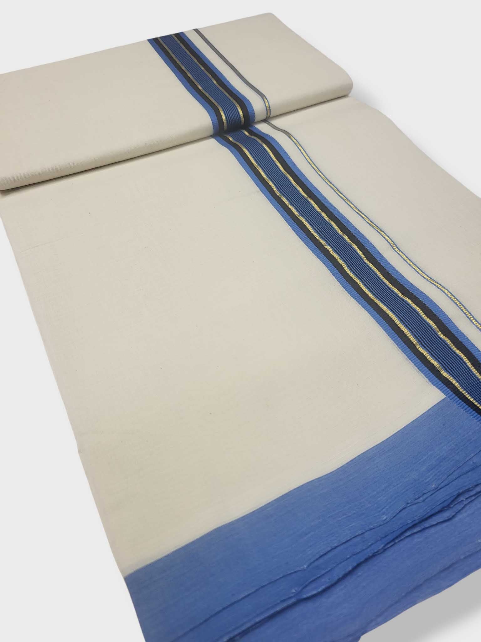 Kerala Premium Balaramapuram Handloom Dhoti/Mundu for Men