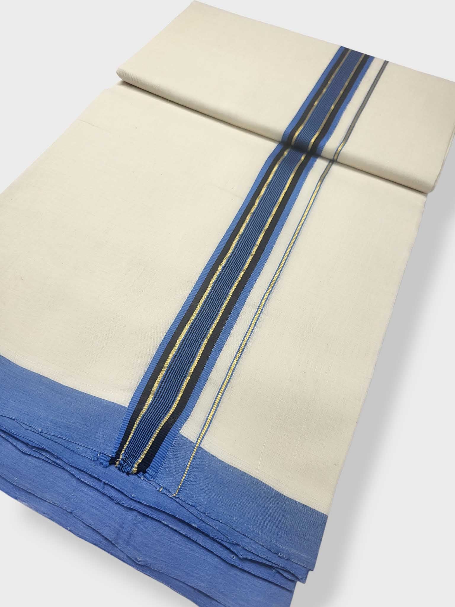 Kerala Premium Balaramapuram Handloom Dhoti/Mundu for Men