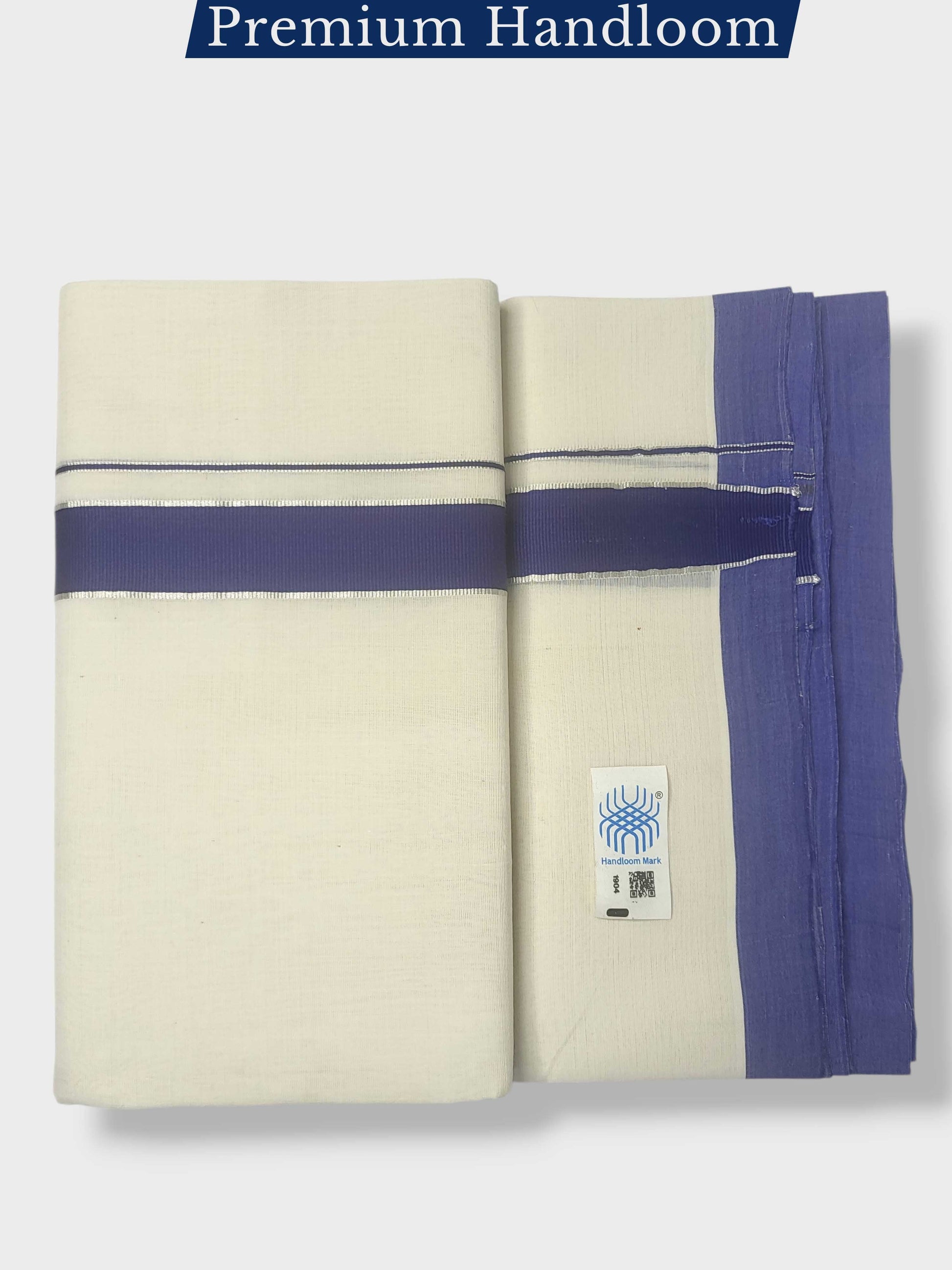 Kerala Premium Balaramapuram Handloom Dhoti/Mundu for Men