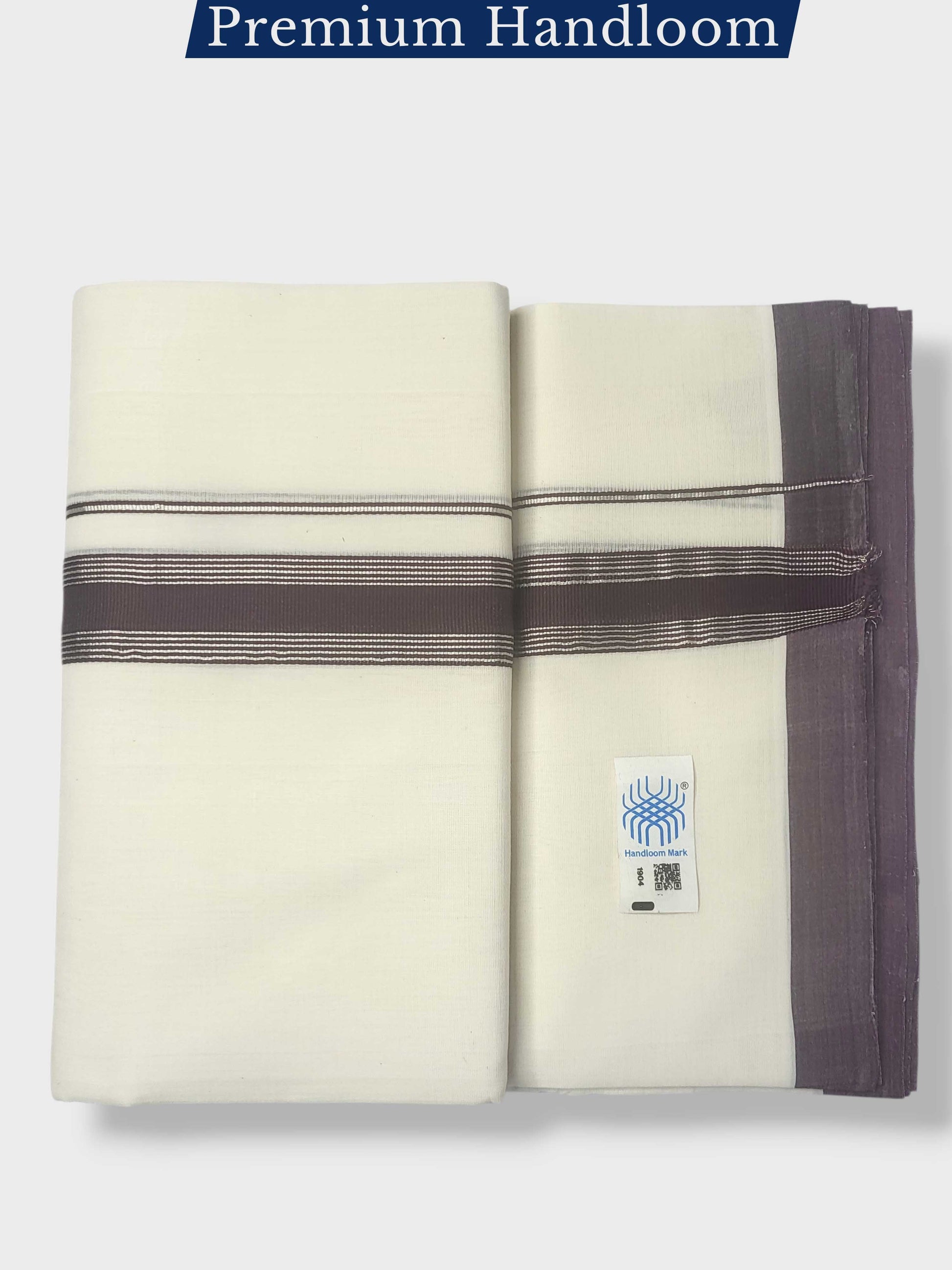 Kerala Premium Balaramapuram Handloom Dhoti/Mundu for Men