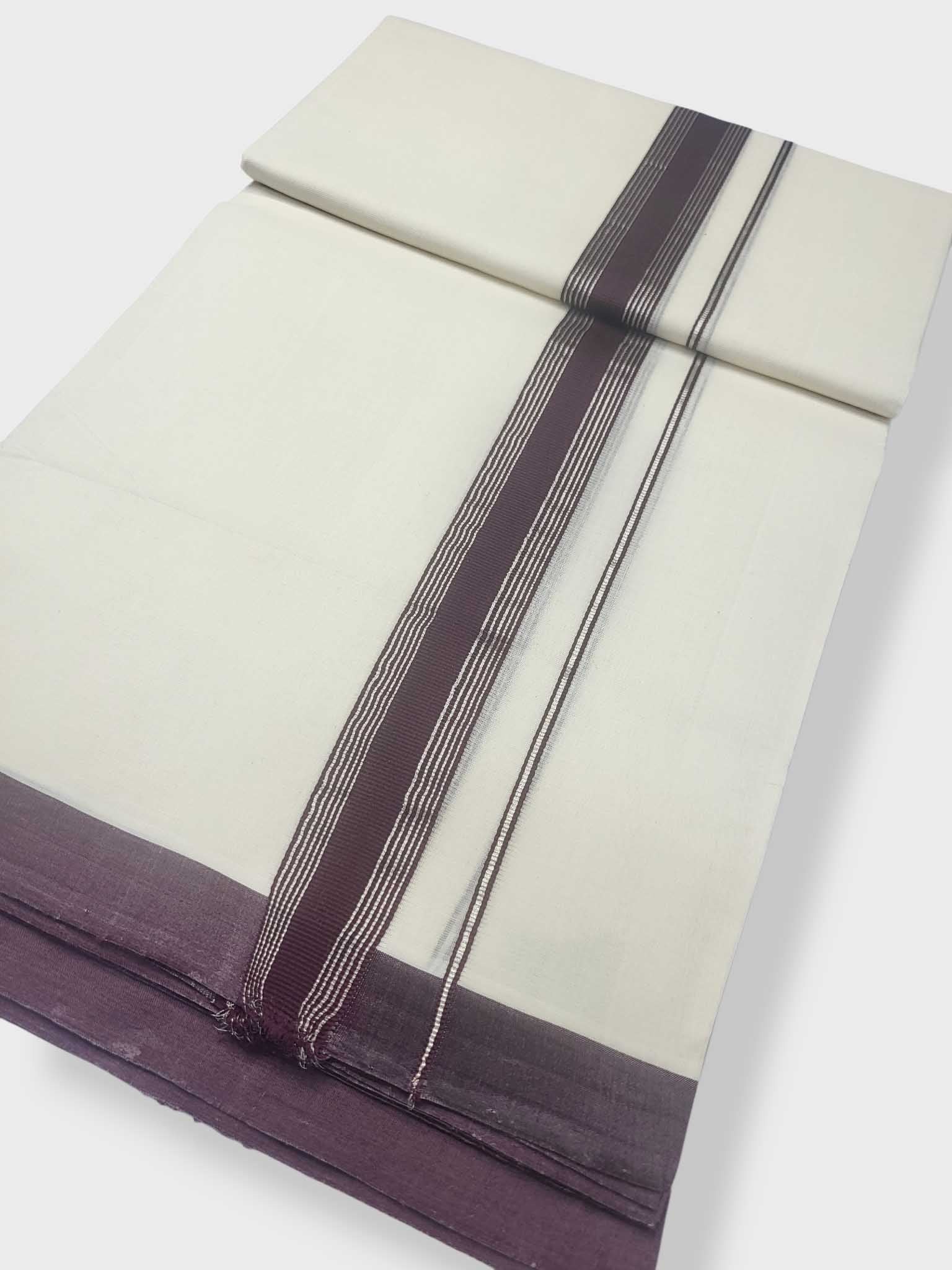 Kerala Premium Balaramapuram Handloom Dhoti/Mundu for Men