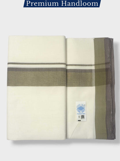 Kerala Premium Balaramapuram Handloom Dhoti/Mundu for Men
