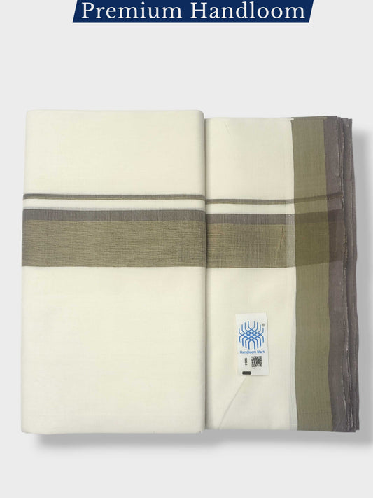 Kerala Premium Balaramapuram Handloom Dhoti/Mundu for Men