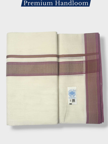 Kerala Premium Balaramapuram Handloom Dhoti/Mundu for Men