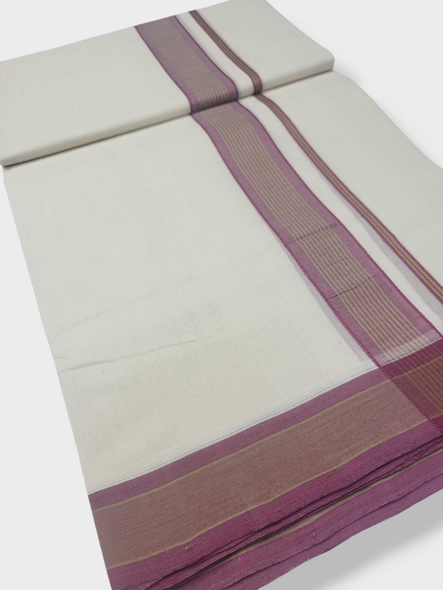 Kerala Premium Balaramapuram Handloom Dhoti/Mundu for Men