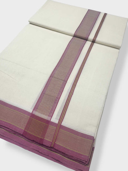 Kerala Premium Balaramapuram Handloom Dhoti/Mundu for Men