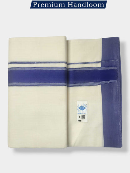 Kerala Premium Balaramapuram Handloom Dhoti/Mundu for Men