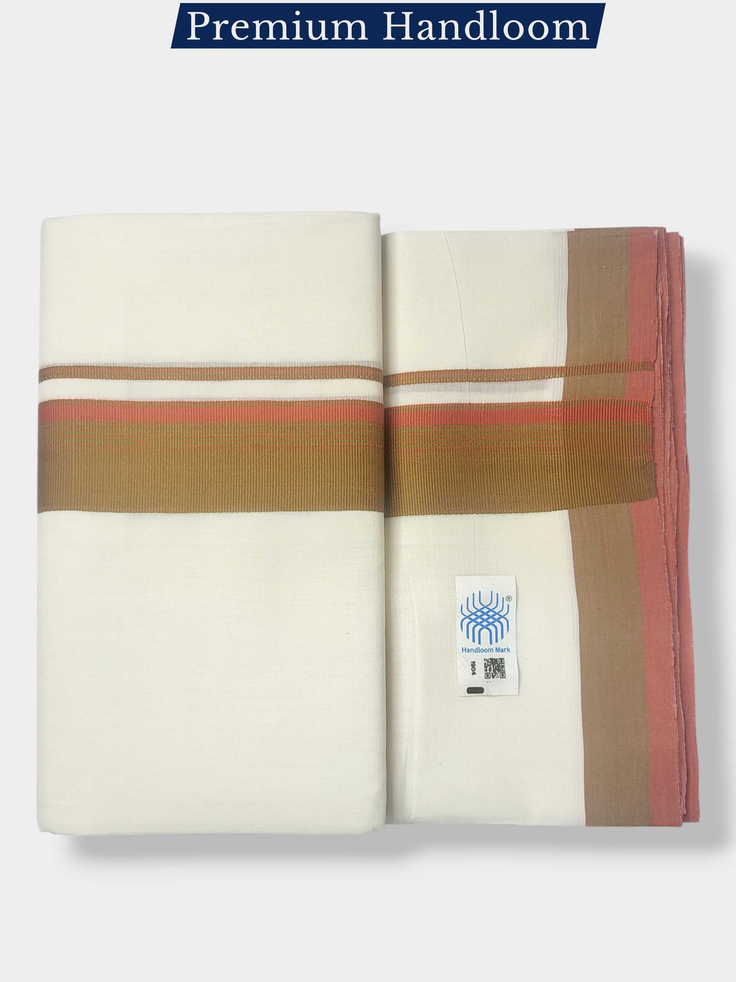 Kerala Premium Balaramapuram Handloom Dhoti/Mundu for Men