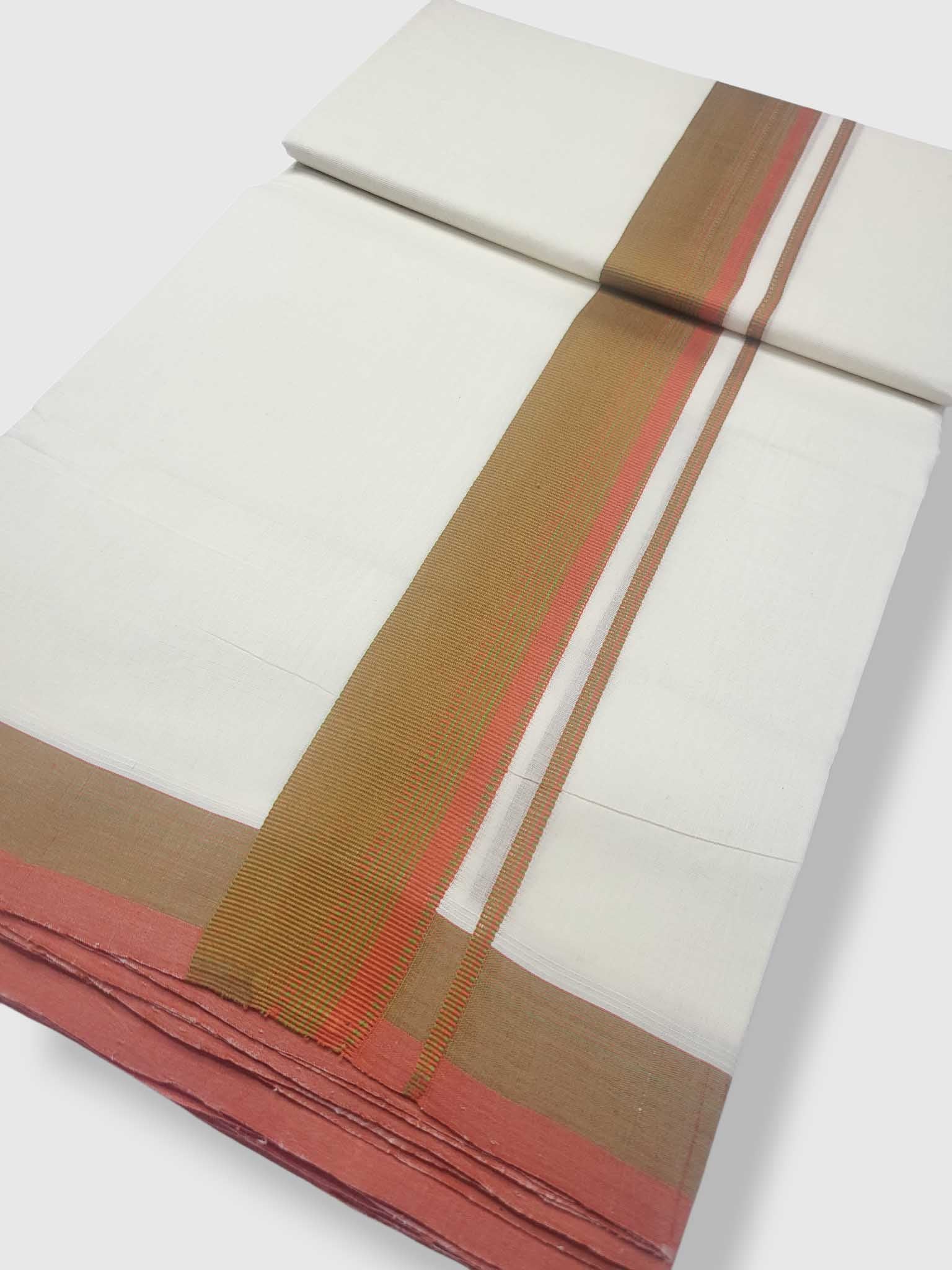 Kerala Premium Balaramapuram Handloom Dhoti/Mundu for Men