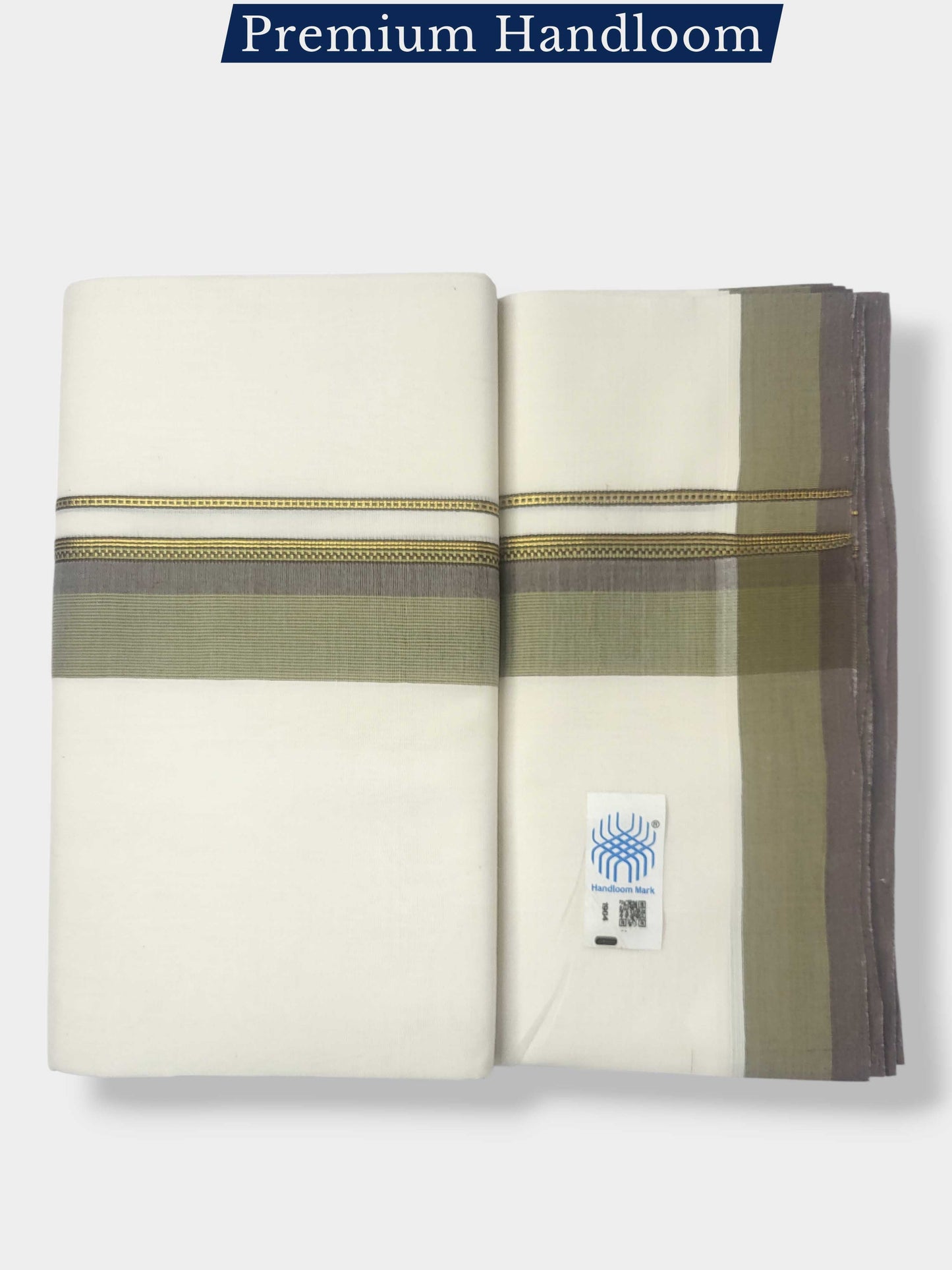 Kerala Premium Balaramapuram Handloom Dhoti/Mundu for Men