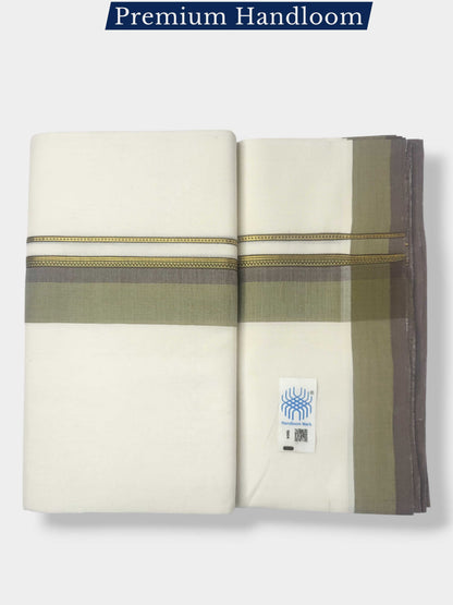 Kerala Premium Balaramapuram Handloom Dhoti/Mundu for Men