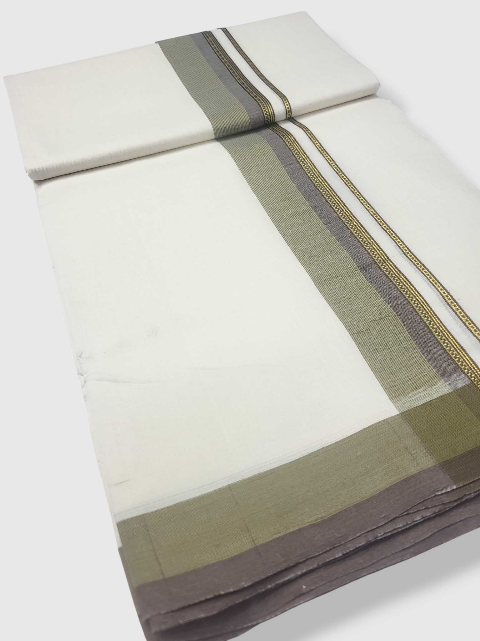Kerala Premium Balaramapuram Handloom Dhoti/Mundu for Men