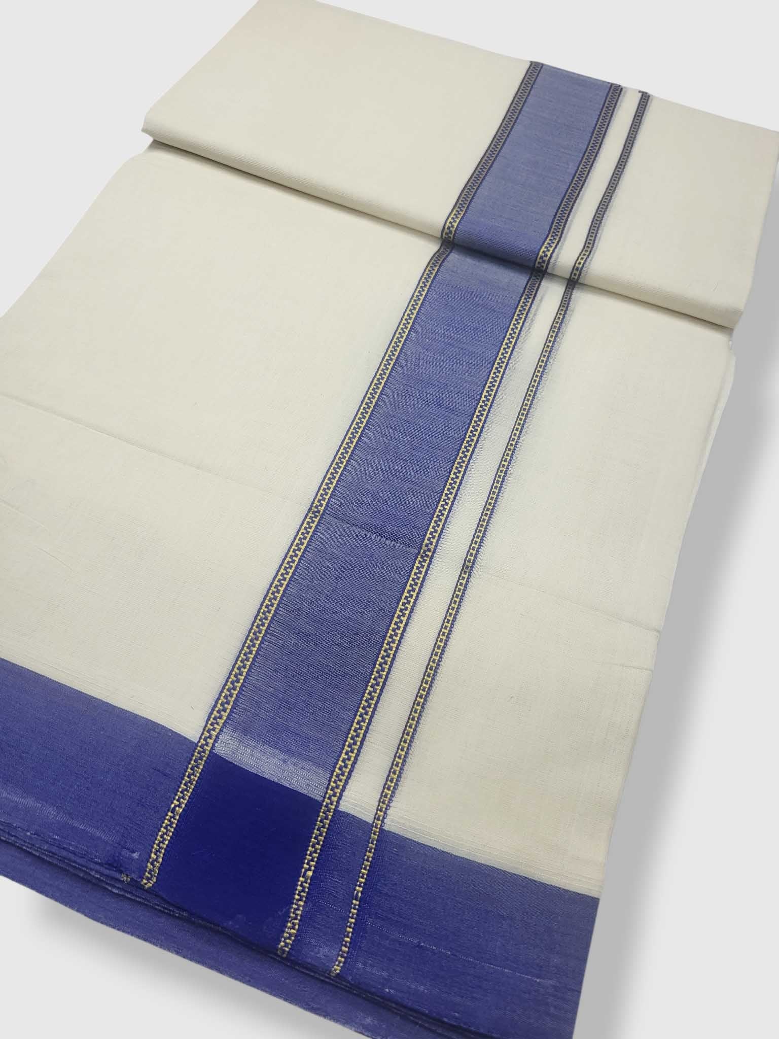 Kerala Premium Balaramapuram Handloom Dhoti/Mundu for Men