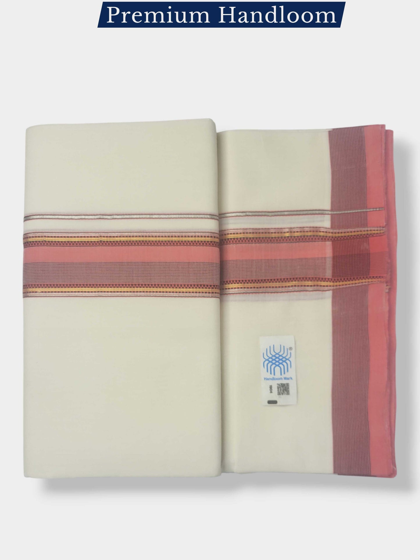 Kerala Premium Balaramapuram Handloom Dhoti/Mundu for Men