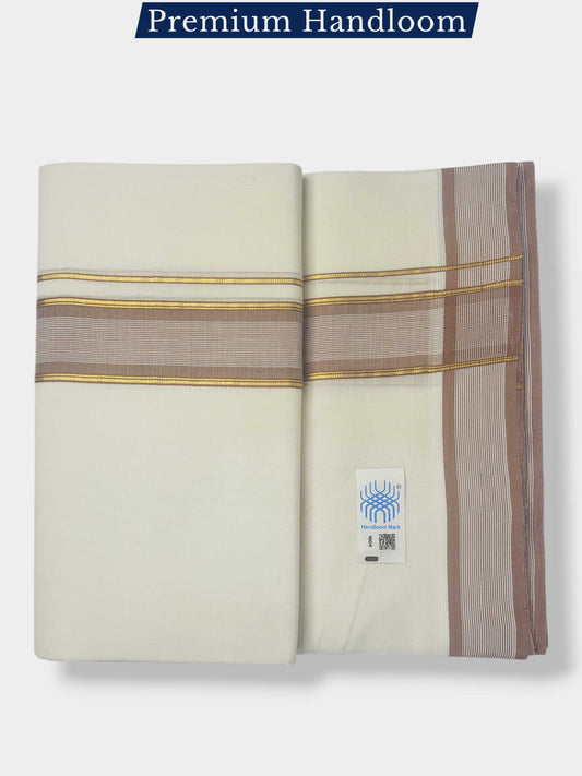 Kerala Premium Balaramapuram Handloom Dhoti/Mundu for Men