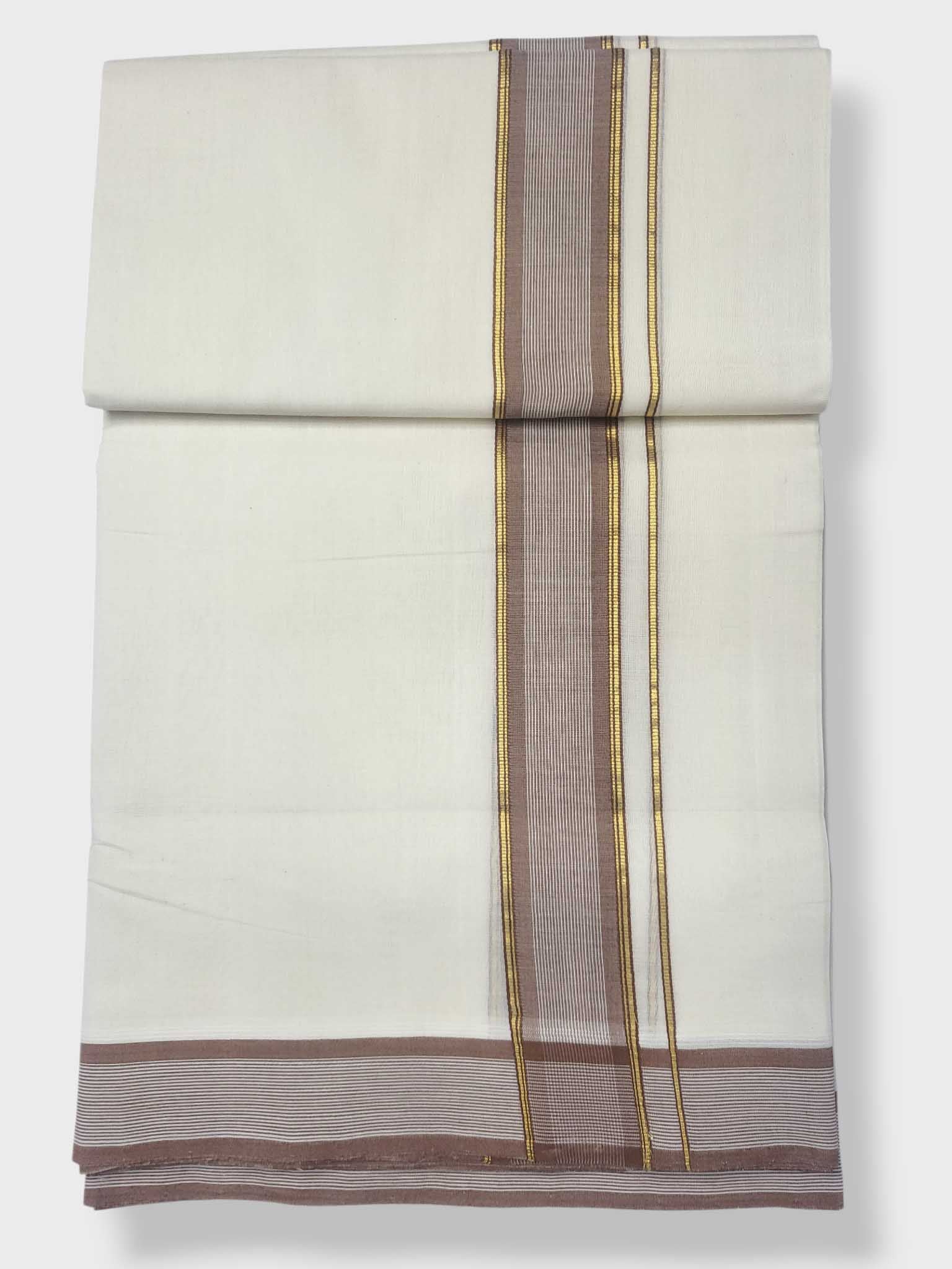 Kerala Premium Balaramapuram Handloom Dhoti/Mundu for Men