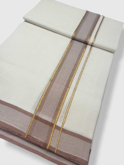 Kerala Premium Balaramapuram Handloom Dhoti/Mundu for Men