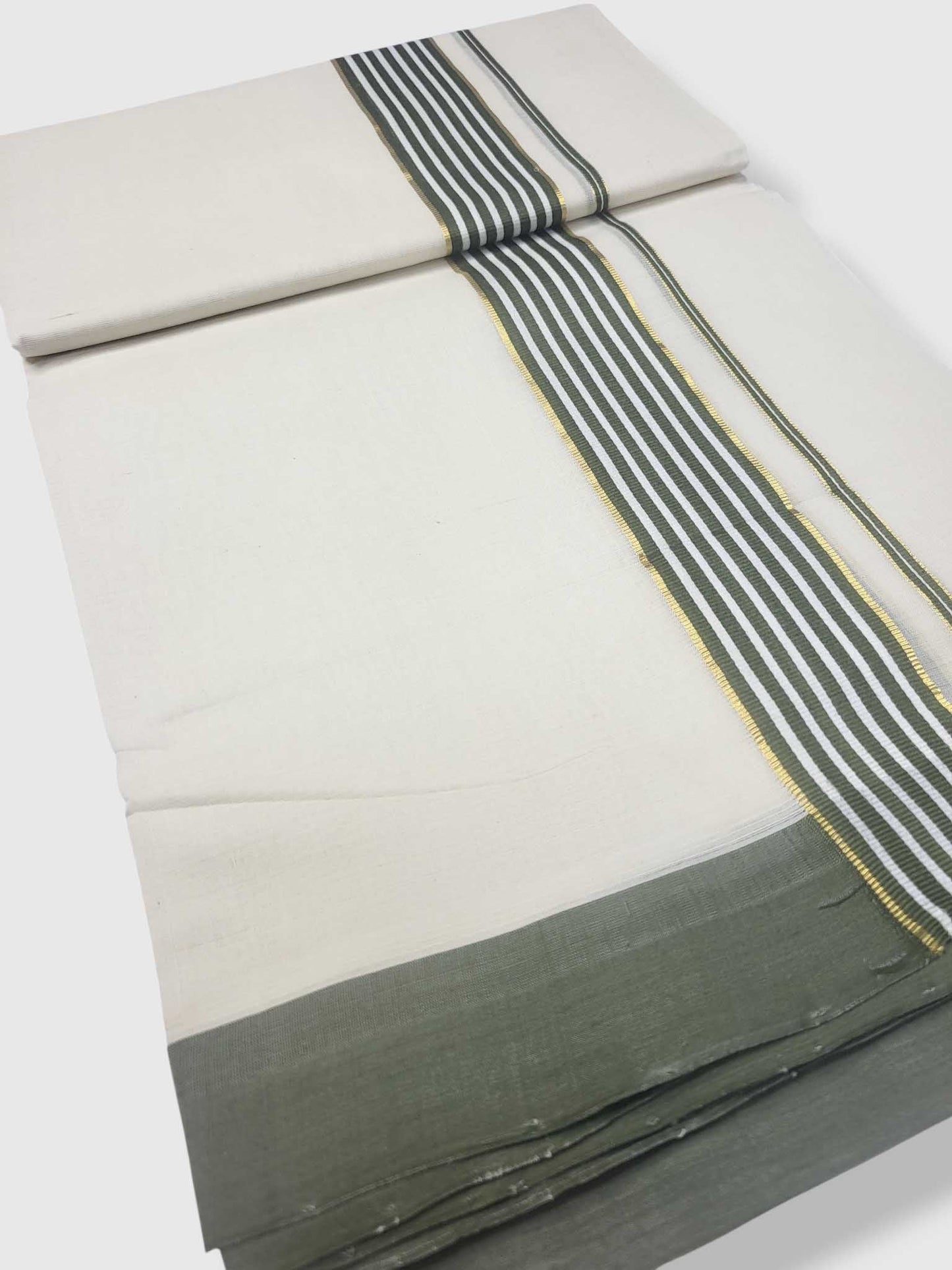 Kerala Premium Balaramapuram Handloom Dhoti/Mundu for Men