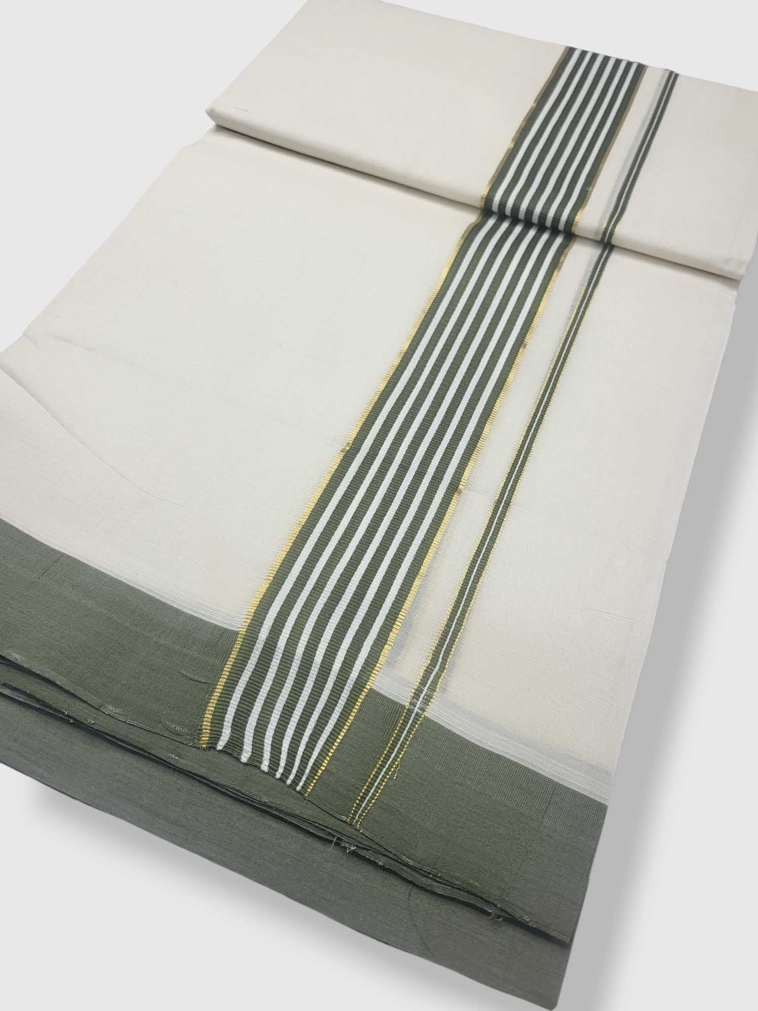 Kerala Premium Balaramapuram Handloom Dhoti/Mundu for Men