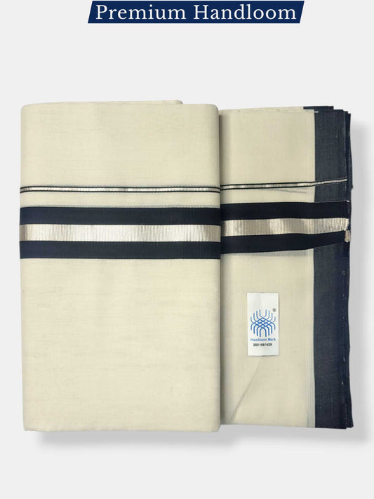 Kerala Premium Balaramapuram Handloom Dhoti/Mundu for Men