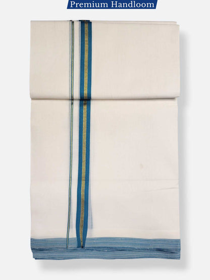 Kerala Premium Balaramapuram Handloom Dhoti/Mundu for Men