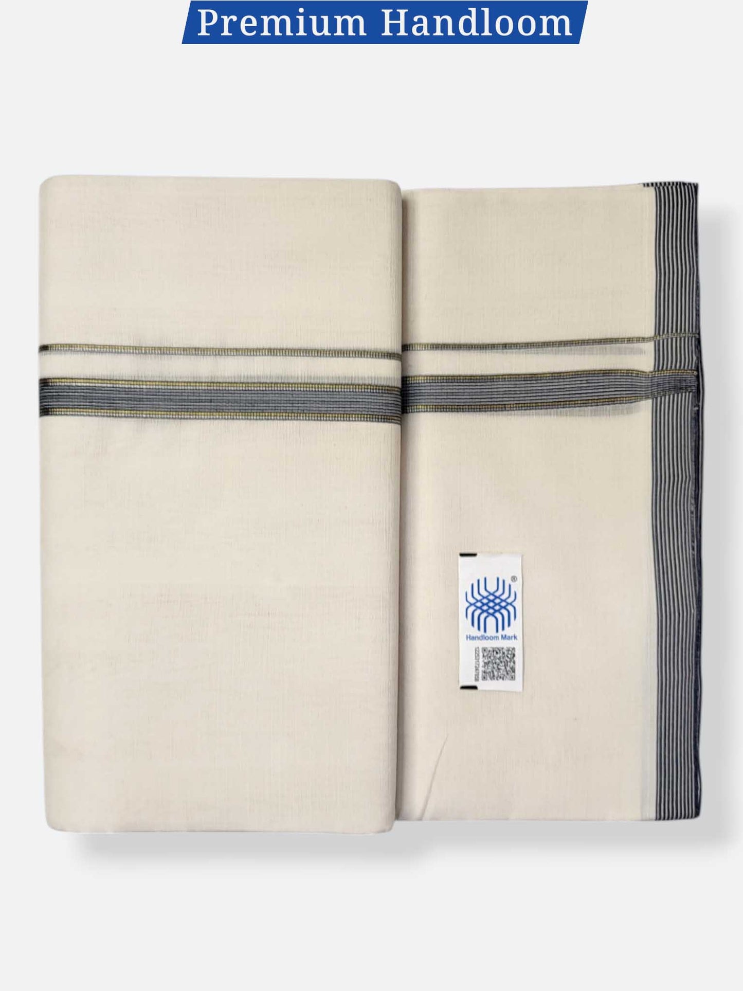 Kerala Premium Balaramapuram Handloom Dhoti/Mundu for Men