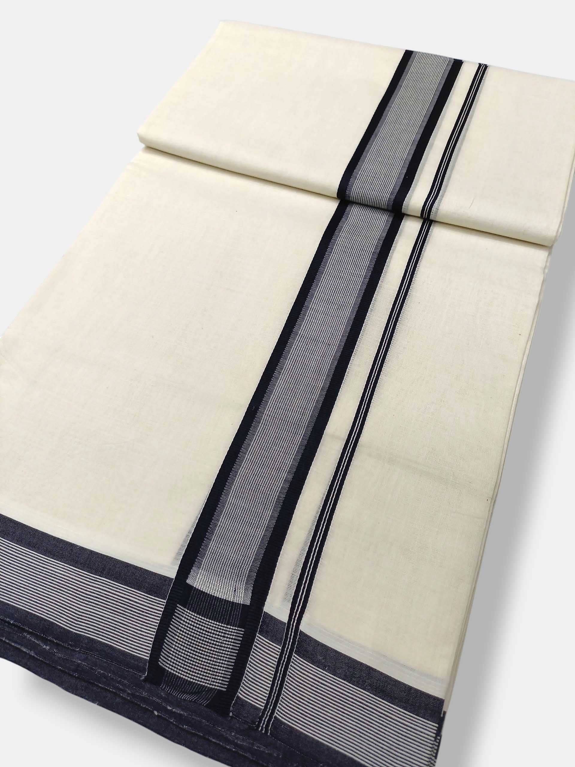 Kerala Premium Balaramapuram Handloom Dhoti/Mundu for Men