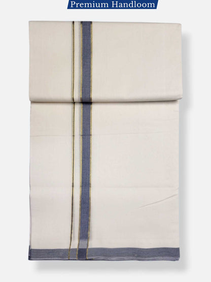 Kerala Premium Balaramapuram Handloom Dhoti/Mundu for Men