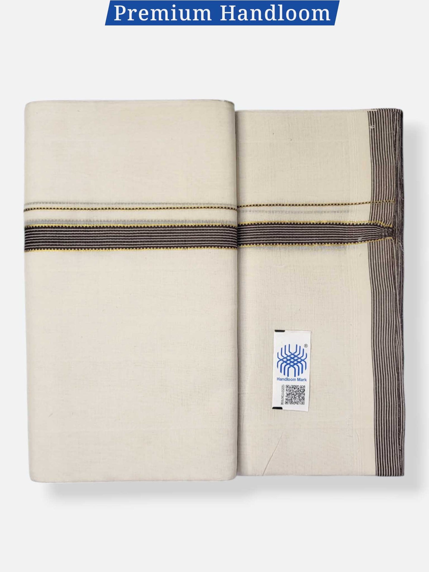 Kerala Premium Balaramapuram Handloom Dhoti/Mundu for Men