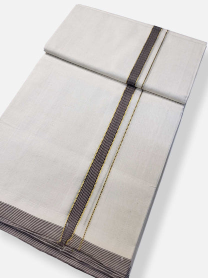 Kerala Premium Balaramapuram Handloom Dhoti/Mundu for Men