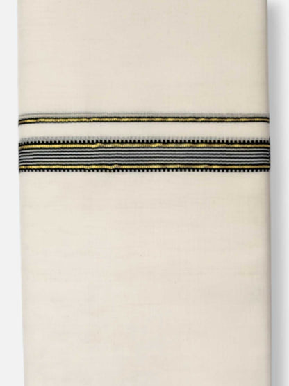 Kerala Premium Balaramapuram Handloom Dhoti/Mundu for Men