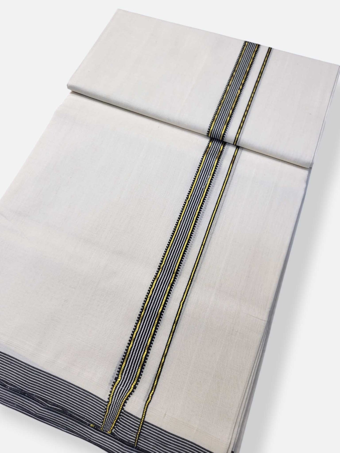Kerala Premium Balaramapuram Handloom Dhoti/Mundu for Men