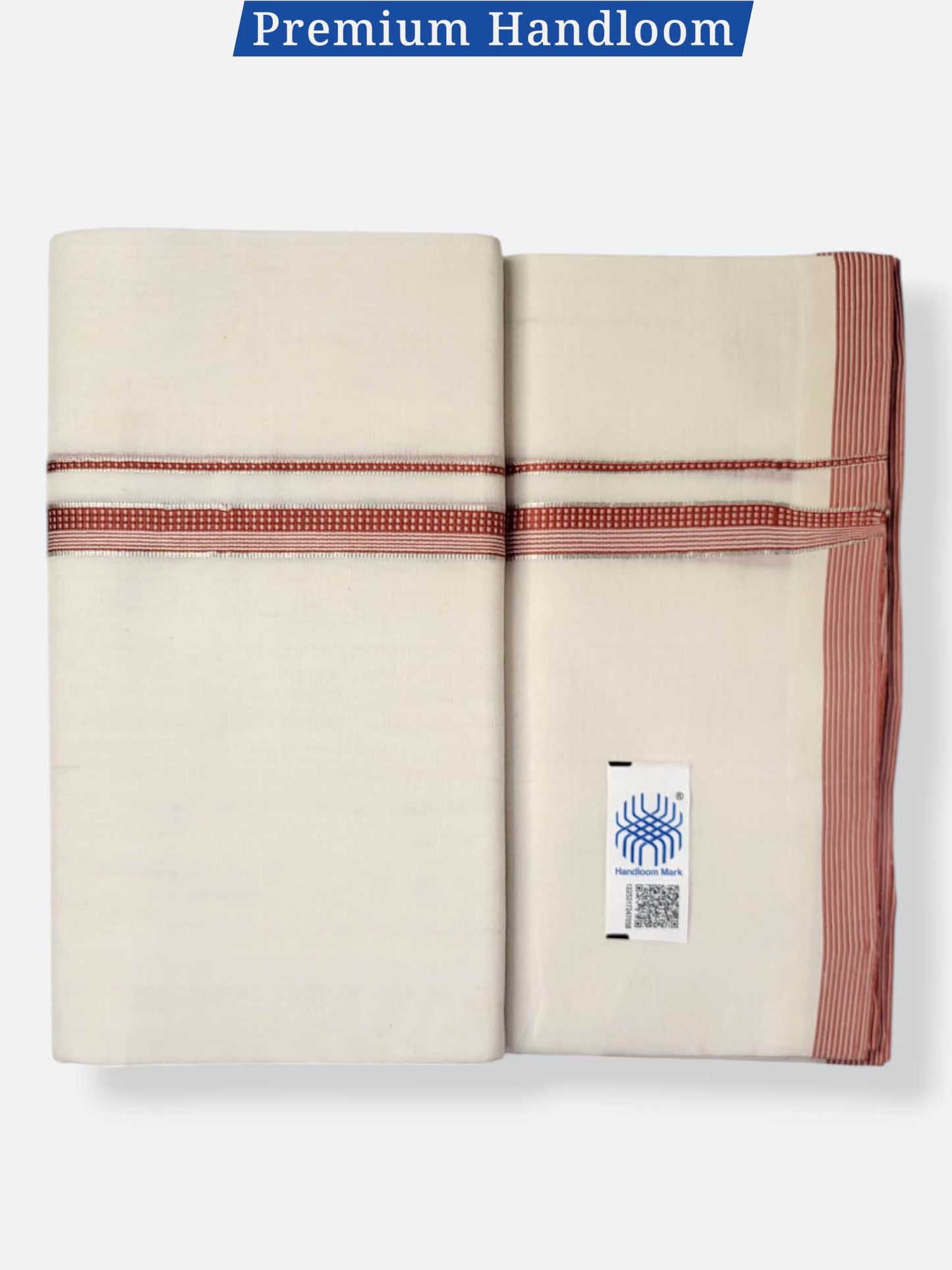 Kerala Premium Balaramapuram Handloom Dhoti/Mundu for Men