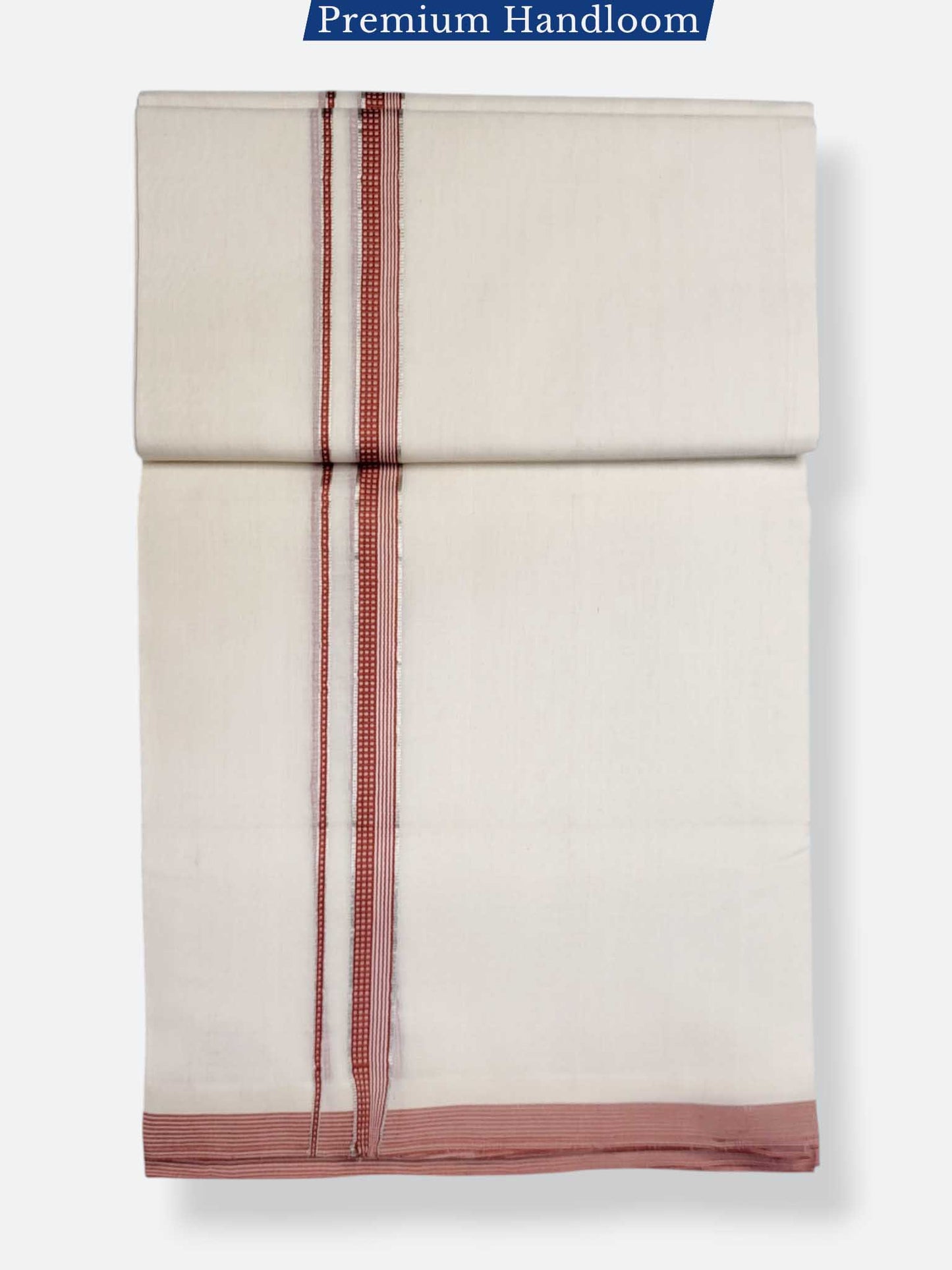 Kerala Premium Balaramapuram Handloom Dhoti/Mundu for Men