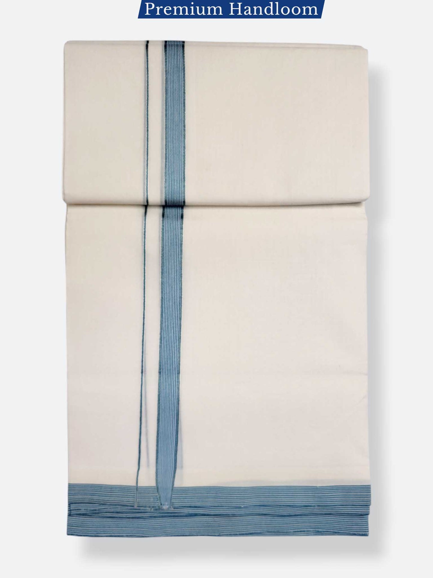 Kerala Premium Balaramapuram Handloom Dhoti/Mundu for Men