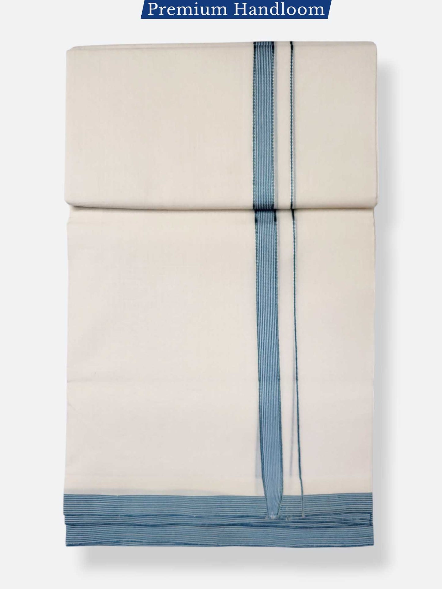 Kerala Premium Balaramapuram Handloom Dhoti/Mundu for Men