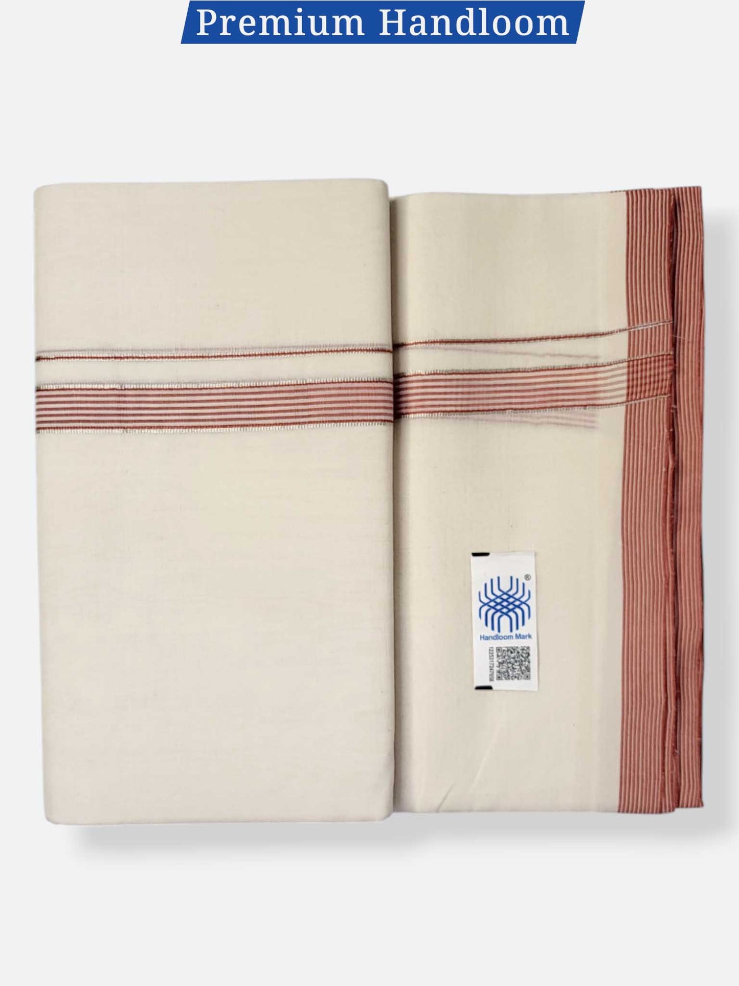 Kerala Premium Balaramapuram Handloom Dhoti/Mundu for Men