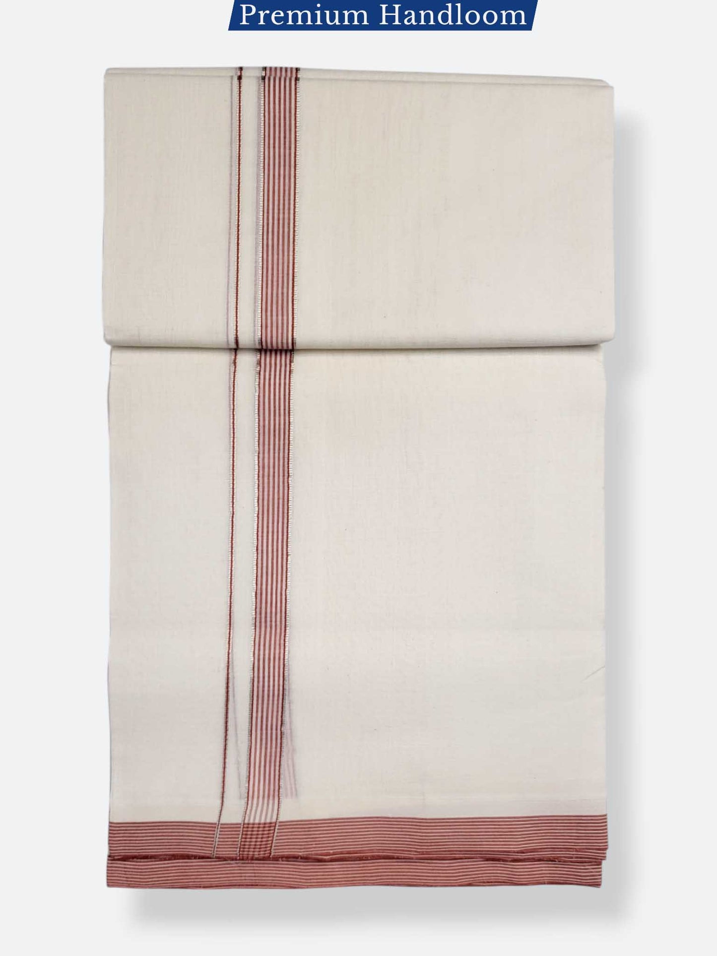 Kerala Premium Balaramapuram Handloom Dhoti/Mundu for Men