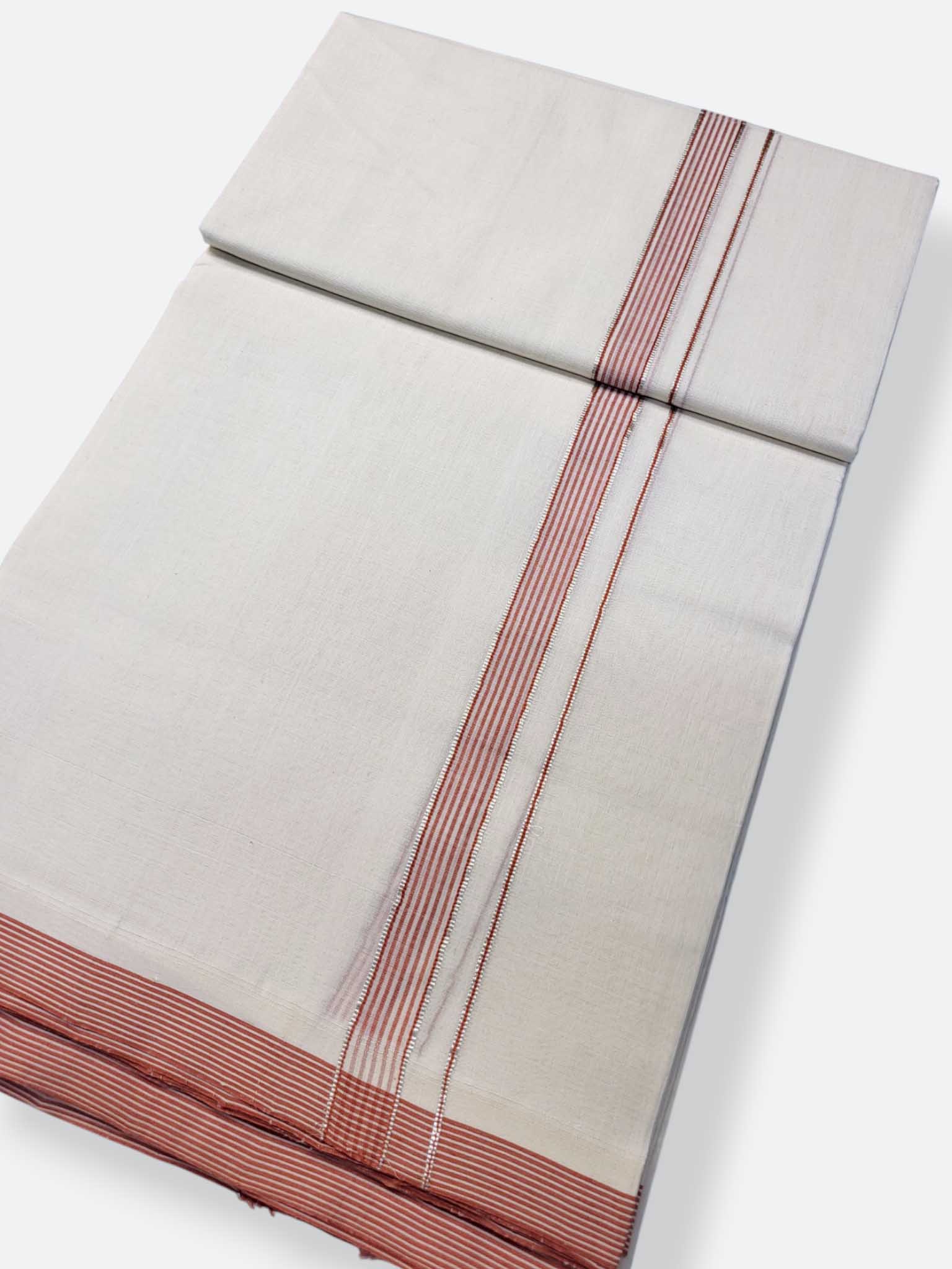 Kerala Premium Balaramapuram Handloom Dhoti/Mundu for Men