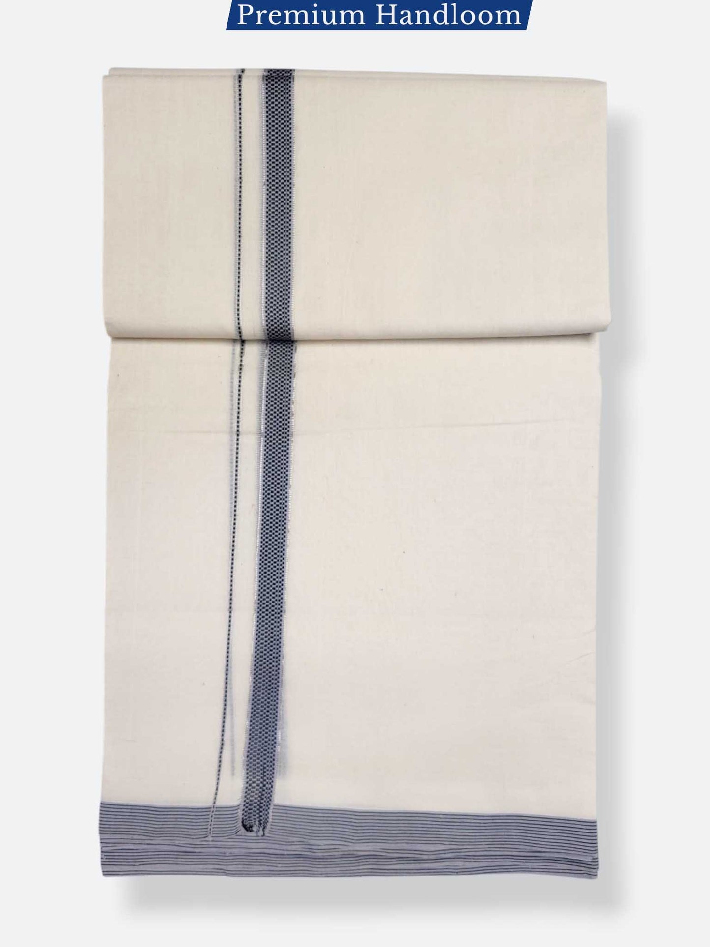 Kerala Premium Balaramapuram Handloom Dhoti/Mundu for Men